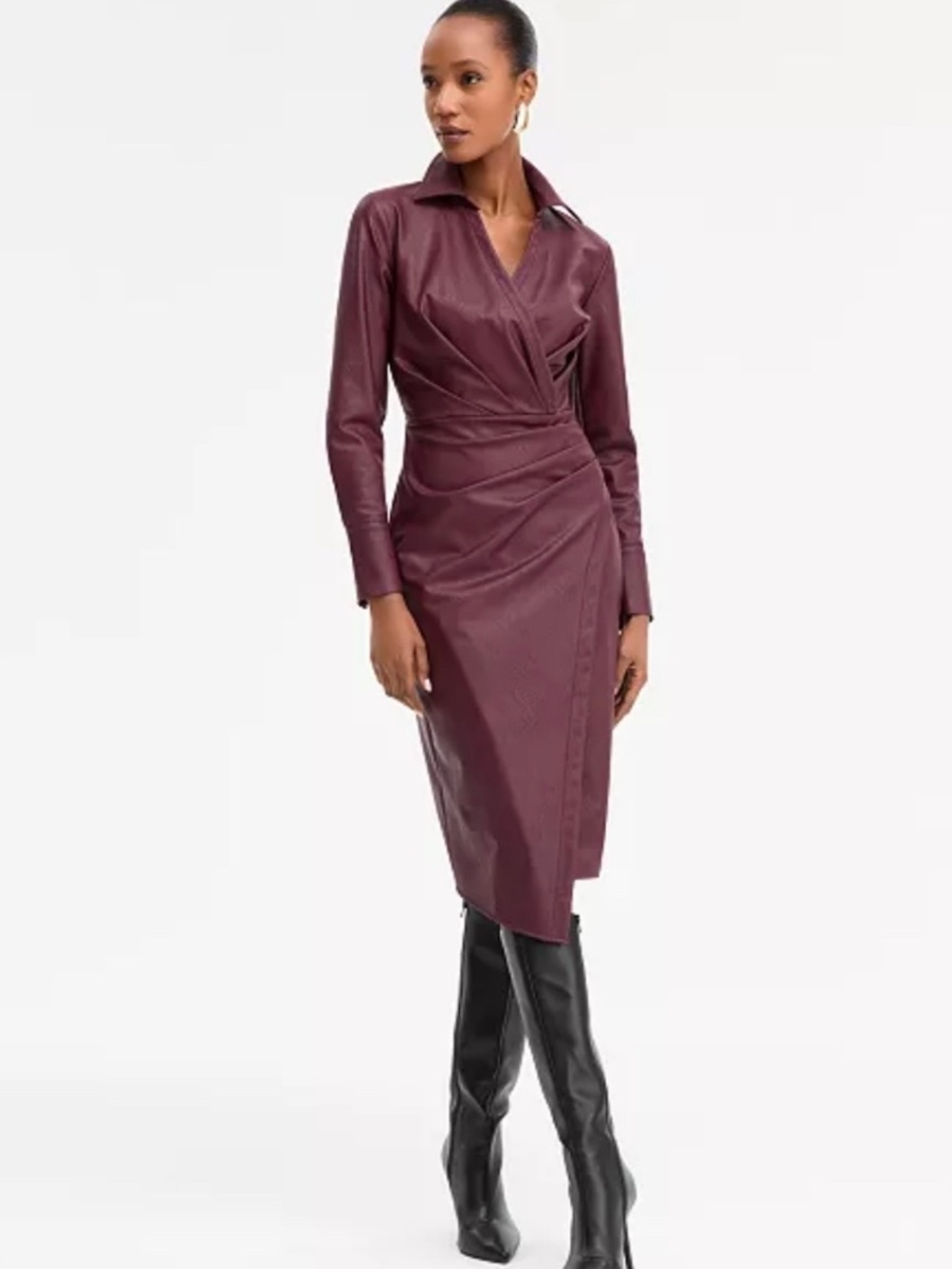 INC Faux Leather Dress-Size 6